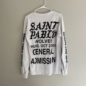 kanye west - saint pablo tour shirt